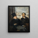 Degas ja Évariste de Valernes - Edgar Degas — kehystetty taideteos seinällä