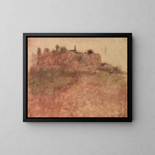 Village des étoiles - Edgar Degas — kehystetty taideteos seinällä