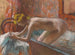 Naisten maalaus kylpyhuoneesta - Edgar Degas — näkymä teoksesta