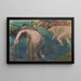 Naisten kylpymaalaus - Edgar Degas — kehystetty taideteos seinällä