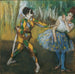 Harlequin ja Colombine - Edgar Degas — näkymä teoksesta