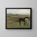 Hevoset niityllä - Edgar Degas — kehystetty taideteos seinällä