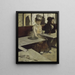Kahvilassa - Edgar Degas — kehystetty taideteos seinällä