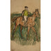 Jockey ratsastamassa - Edgar Degas — näkymä teoksesta