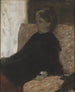 Dame en noir - Edgar Degas — näkymä teoksesta