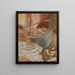 Le Bain Femme dans sa baignoire - Edgar Degas — kehystetty taideteos seinällä