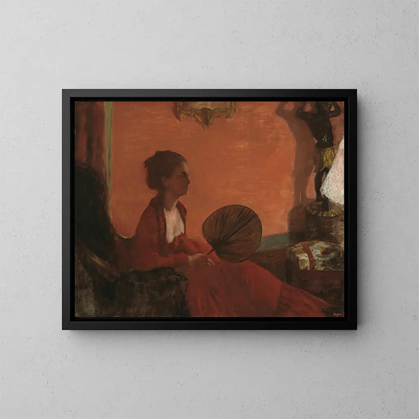 Madame Camus - Edgar Degas — kehystetty taideteos seinällä