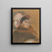 Madame Dietz-Monnin - Edgar Degas — kehystetty taideteos seinällä