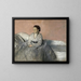 Madame Ren de Gas - Edgar Degas — kehystetty taideteos seinällä