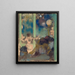 Mademoiselle Bécat Café des Ambassadeurs - Edgar Degas — kehystetty taideteos seinällä