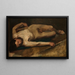 Nu-miesmaalaus - Edgar Degas — kehystetty taideteos seinällä