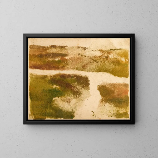 vuoristomaisemasta - Edgar Degas — kehystetty taideteos seinällä
