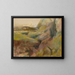 Maisema - Edgar Degas — kehystetty taideteos seinällä