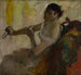 Portrait de Mlle Rose Caron - Edgar Degas — näkymä teoksesta