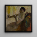 Portrait de Mlle Rose Caron - Edgar Degas — kehystetty taideteos seinällä