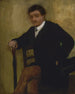 Muotokuva istuvasta miehestä - Edgar Degas — näkymä teoksesta