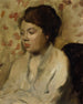 Portrait d'une jeune femme - Edgar Degas — näkymä teoksesta