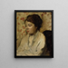 Portrait d'une jeune femme - Edgar Degas — kehystetty taideteos seinällä