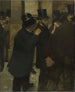 Portraits à la Bourse - Edgar Degas — näkymä teoksesta