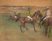 Kilpahevoset - Edgar Degas — näkymä teoksesta