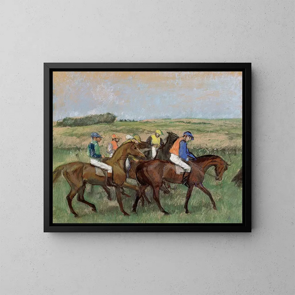 Races - Edgar Degas — kehystetty taideteos seinällä