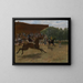 Le Faux Départ - Edgar Degas — kehystetty taideteos seinällä