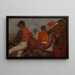 Jockeyt - Edgar Degas — kehystetty taideteos seinällä