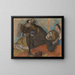 La modiste - Edgar Degas — kehystetty taideteos seinällä