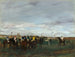 Les Courses - Edgar Degas — näkymä teoksesta