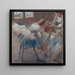 Trois Danseuses se Préparant pour le Cours - Edgar Degas — kehystetty taideteos seinällä