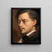 Tête d'homme - Edgar Degas — kehystetty taideteos seinällä