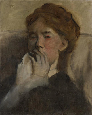 Edgar Degas - Young Woman with Her Hand over Her Mouth.webp