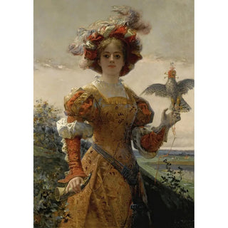 EdmondLouis Dupain - Dame Au Faucon.webp