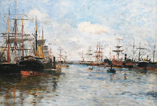 EdmondMarie Petitjean - Bateaux en Rade.webp