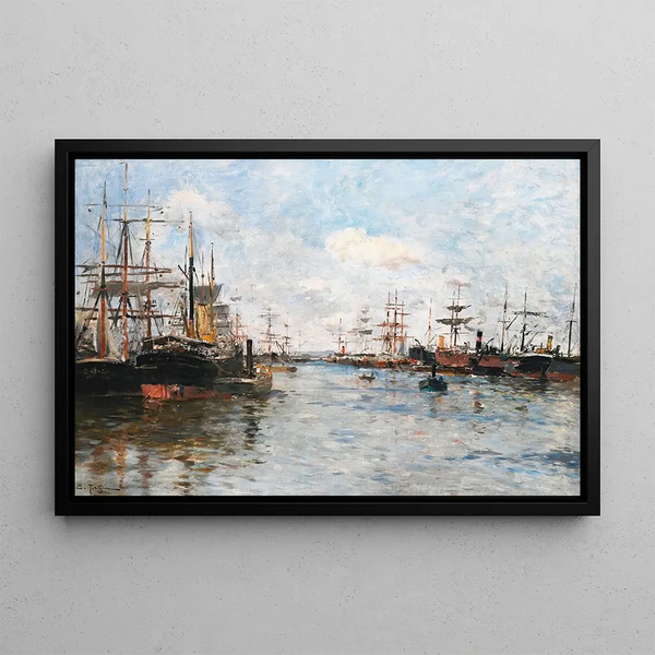 EdmondMarie Petitjean - Bateaux en Rade.webp