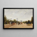 Edmond Grandjean | Maalaus Bois de Boulogne - Puiston bulevardin — kehystetty taideteos seinällä