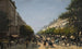 Le Boulevard des Italiens - Edmond Grandjean — näkymä teoksesta