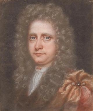 Edmund Ashfield - Young Gentleman with a full Face and long curled Wig.webp