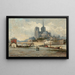 Notre-Dame de Paris - Edmund Aubrey Hunt — kehystetty taideteos seinällä