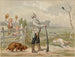 Metsästyskohtaus - Edmund Birckhead Bensell — näkymä teoksesta