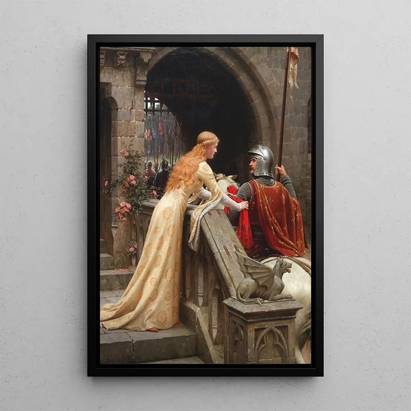 Maalauksen jäljennös Hyvää matkaa - Edmund Blair Leighton