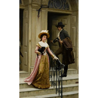 Edmund Blair Leighton - My next door neighbour.webp