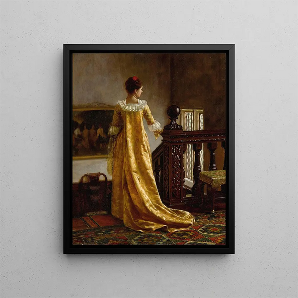 Qui m'aime me suive - Edmund Blair Leighton — kehystetty taideteos seinällä
