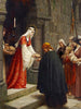 La Charité de Sainte Élisabeth de Hongrie - Edmund Blair Leighton — näkymä teoksesta
