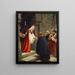 La Charité de Sainte Élisabeth de Hongrie - Edmund Blair Leighton — kehystetty taideteos seinällä