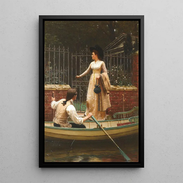 L'Enlèvement - Edmund Blair Leighton — kehystetty taideteos seinällä