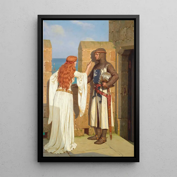Maalauksen jäljennös L'Ombre - Edmund Blair Leighton
