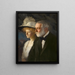 Henry Clay ja Helen Frick - Edmund Charles Tarbell — kehystetty taideteos seinällä