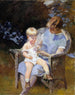 Marjorie ja pienen Edmundin - Edmund Charles Tarbell — näkymä teoksesta
