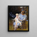 Marjorie ja pienen Edmundin - Edmund Charles Tarbell — kehystetty taideteos seinällä